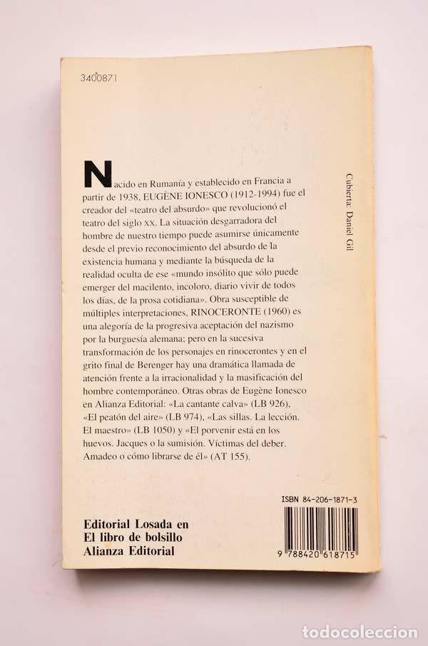 Libros: Rinoceronte - IONESCO, Eug&egrave;ne - Foto 4