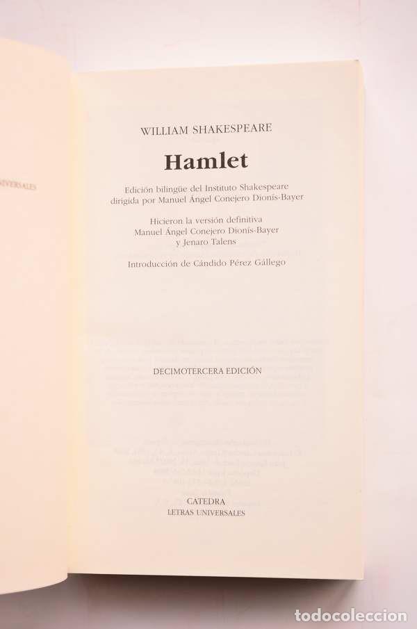 Libros: Hamlet - SHAKESPEARE, William - Foto 2