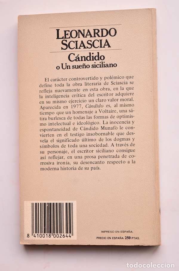 Libros: C&aacute;ndido o Un sue&ntilde;o siciliano. SCIASCIA, Leonardo. - Foto 3