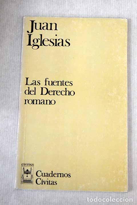Libros: Las fuentes del derecho romano.- Iglesias, Juan - Foto 1