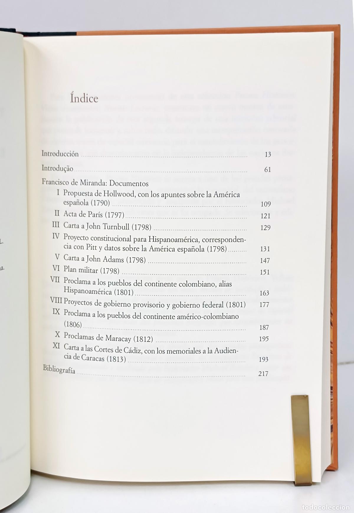 Libros: Francisco de Miranda y la modernidad en Am&eacute;rica. Fundaci&oacute;n Mapfre, 2004 - Foto 2