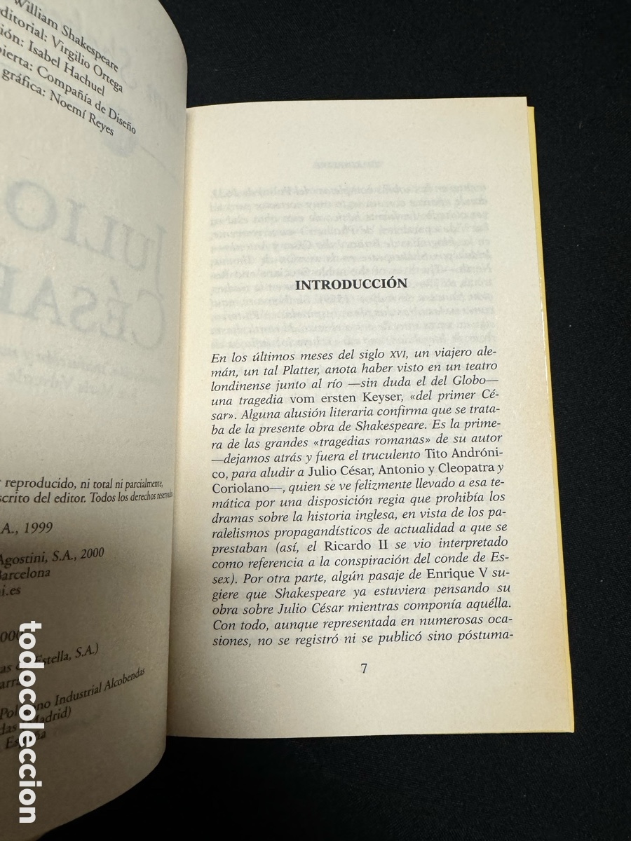 Libros: Julio C&eacute;sar . William Shakespeare - Foto 4
