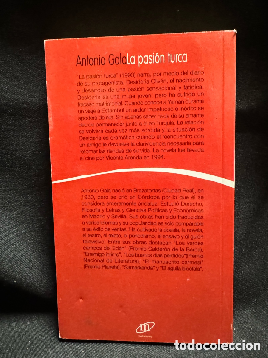Libros: LA PASI&Oacute;N TURCA . Antonio Gala - Foto 3
