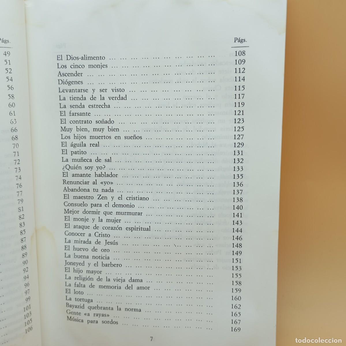 Libros: EL CANTO DEL PAJARO ANTHONY DE MELLO - Foto 6