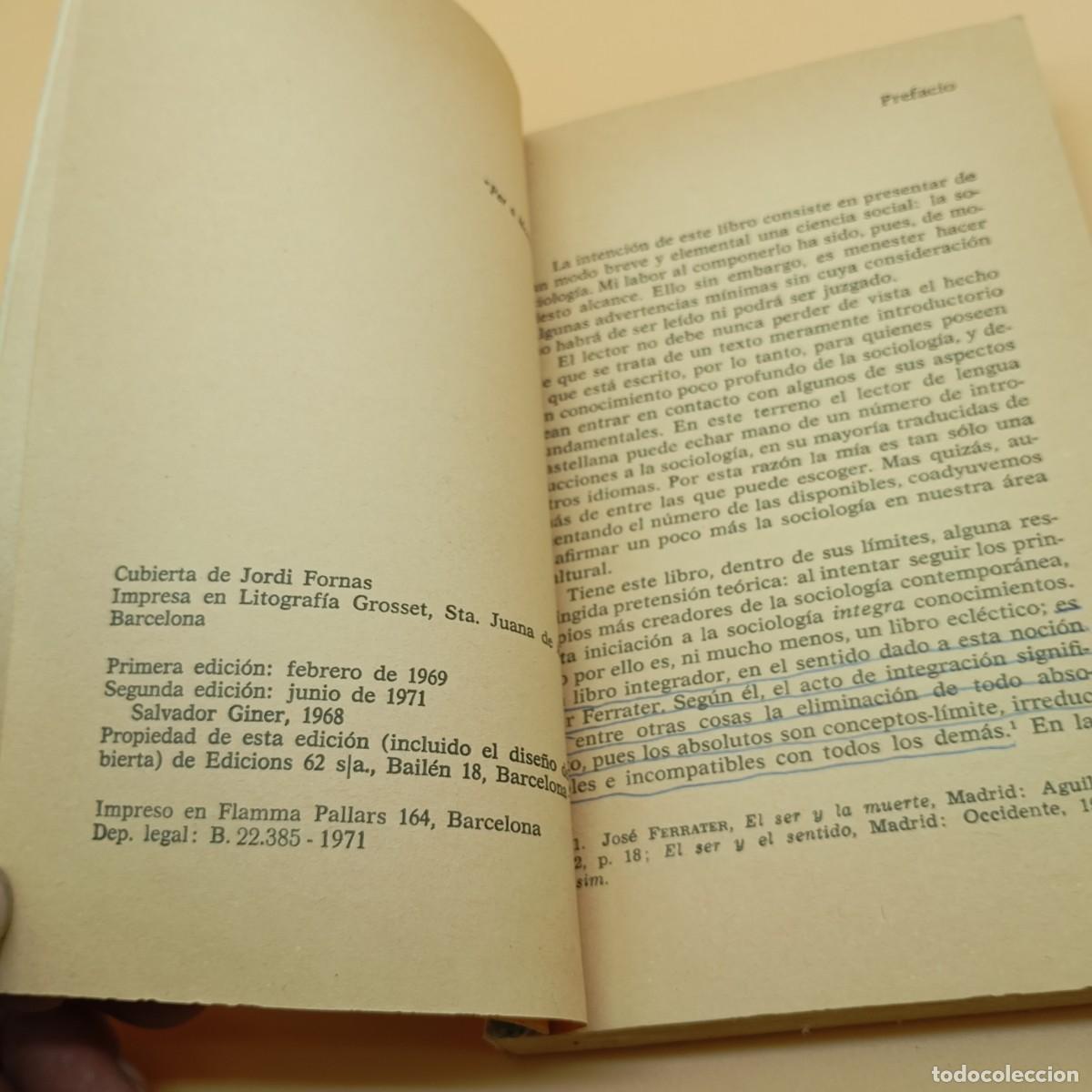 Libros: SOCIOLOGIA -SALVADOR GINER - Foto 4