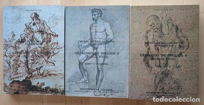 B&uuml;cher: MUSEO DE BELLAS ARTES DE VALENCIA. CAT&Aacute;LOGO DE DIBUJOS II (3 TOMOS) - Adela Espin&oacute;s D&iacute;az