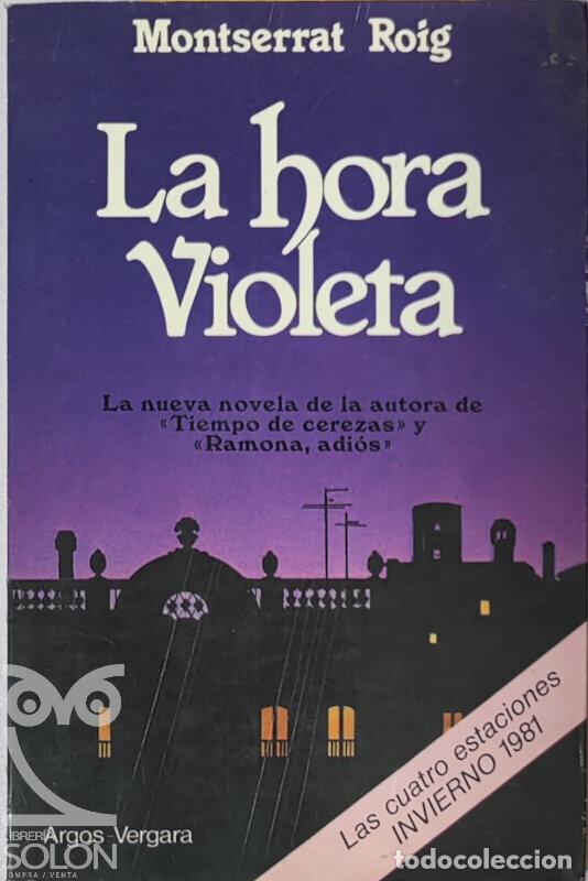 Libros: La hora violeta - Montserrat Roig - Foto 1