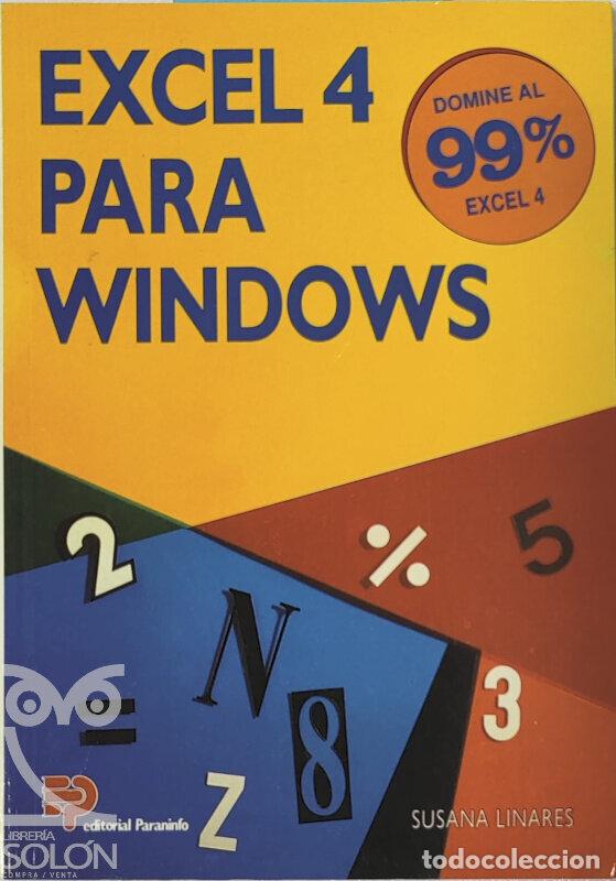 Libros: Excel 4 para Windows - Susana Linares - Foto 1