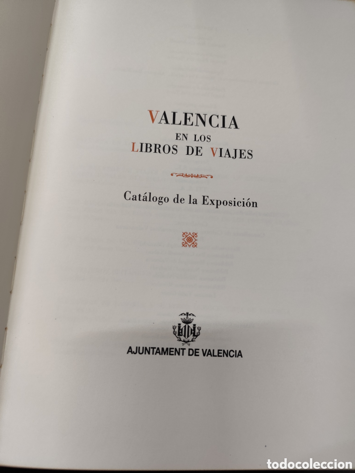 Libros: VALENCIA EN LOS LIBROS DE VIAJES - EXPOSICION (cat&aacute;logo) - Foto 4