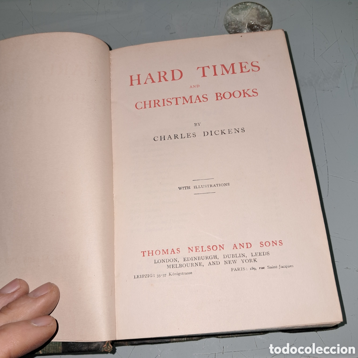 Libros: Charles Dickens, Hard Times and Christmas books, - Foto 3