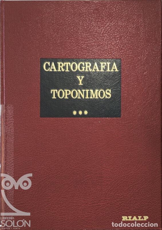 Libros: Cartograf&iacute;a y Topon&oacute;nimos - Aa. Vv. - Foto 1