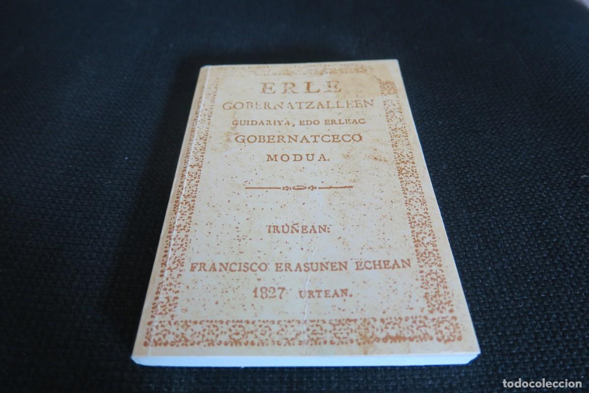 Libros: Erle Gobernatzalleen Guidariya, Edo Erleac Gobernatceco Modua