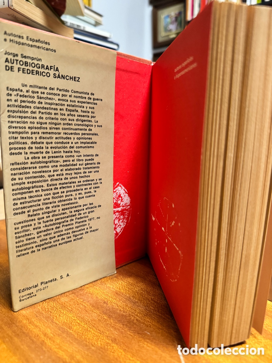 Libros: Autobiograf&iacute;a de Federico S&aacute;nchez - Foto 5