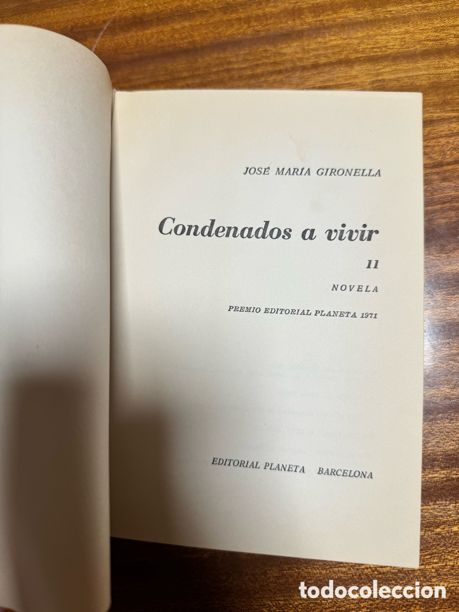 Libros: Condenado a vivir Jos&eacute; Mar&iacute;a Gironella - Foto 6