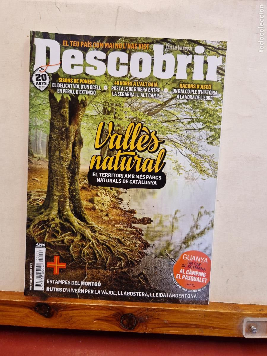 Livres: REVISTA. DESCOBRIR CATALUNYA. VALLES NATURAL. NUMERO 228
