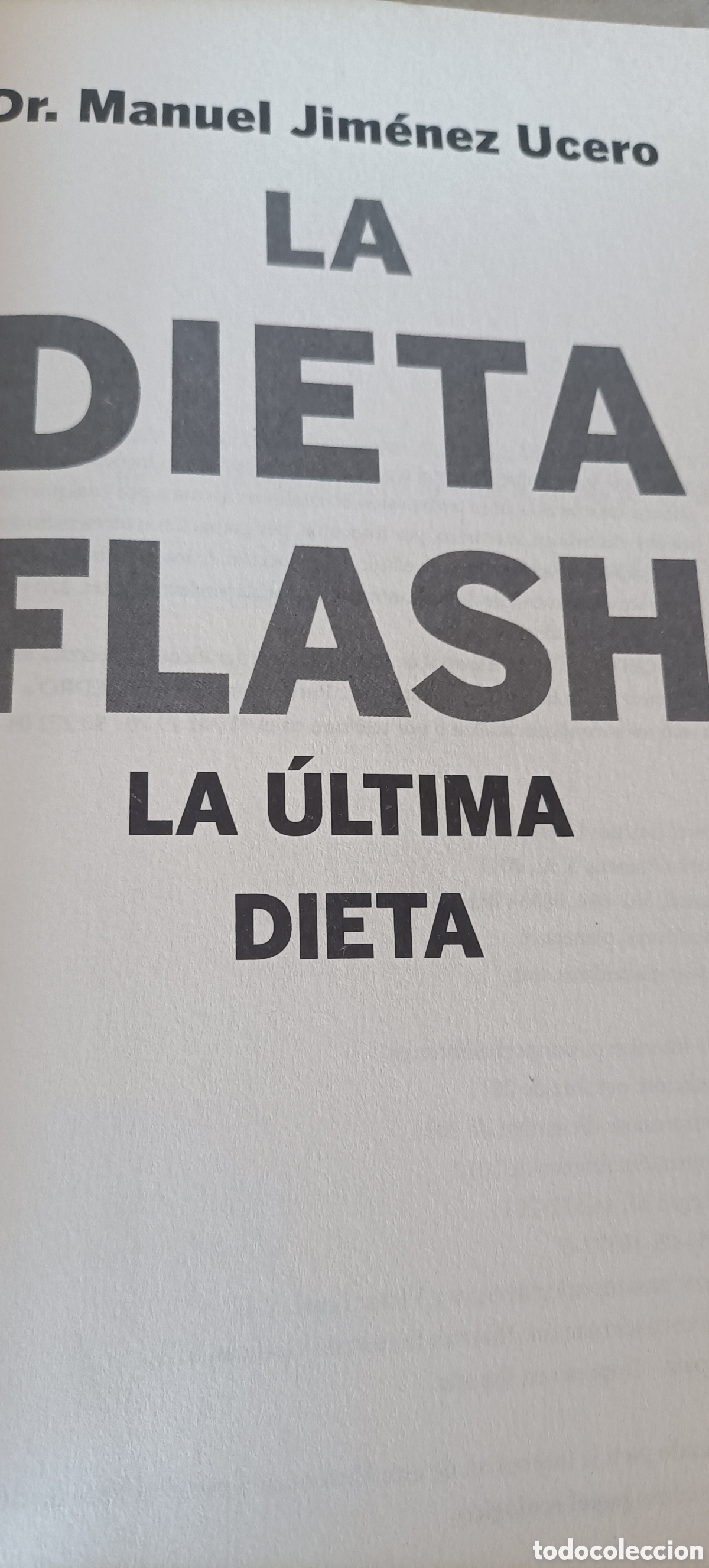 Libros: La dieta flash de Manuel Jim&eacute;nez Ucero - Foto 2