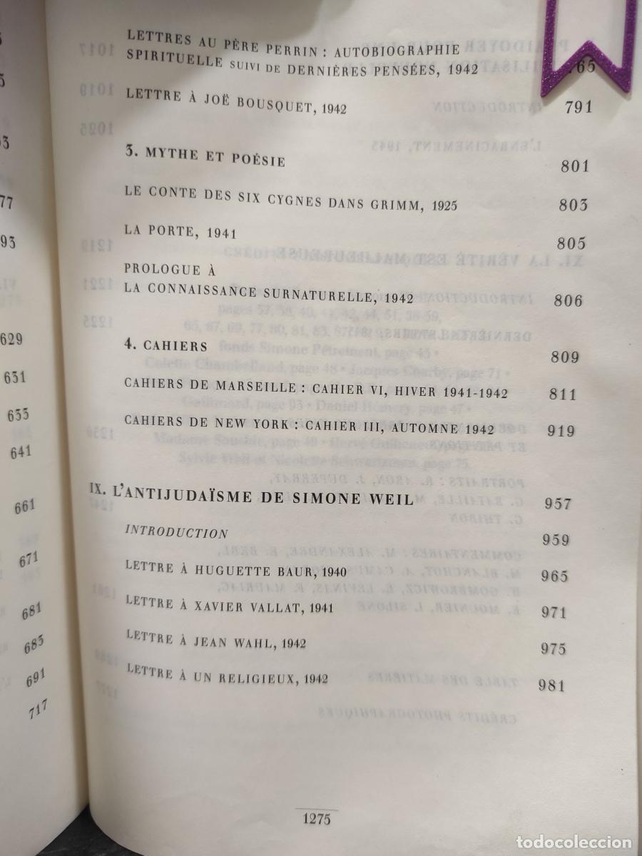 Libros: Oeuvres - Weil, Simone - Foto 6