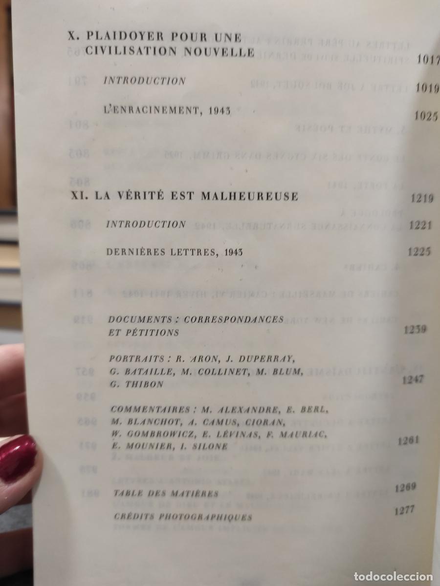 Libros: Oeuvres - Weil, Simone - Foto 7