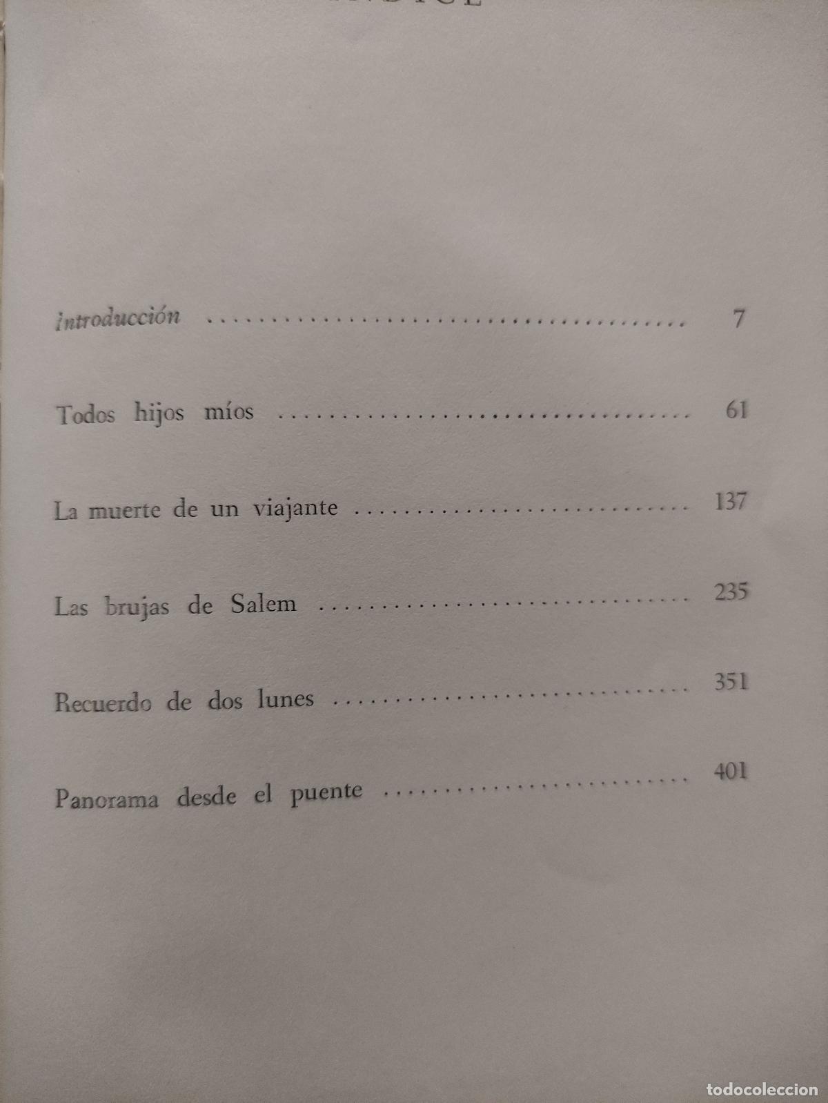 Libros: TEATRO - ARTHUR MILLER - Compa&ntilde;&iacute;a General Fabril Editora - 1964 - Foto 4