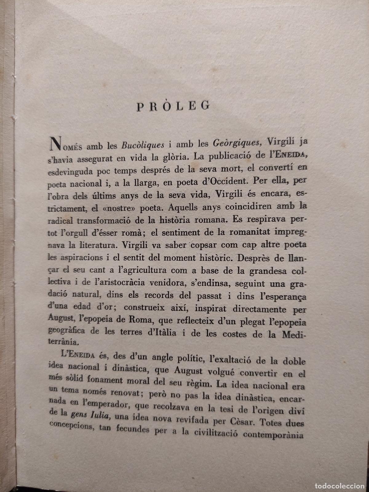 Libros: L&acute;ENEIDA - VIRGILI - Editorial Alpha, Barcelona, 1958 - Foto 4