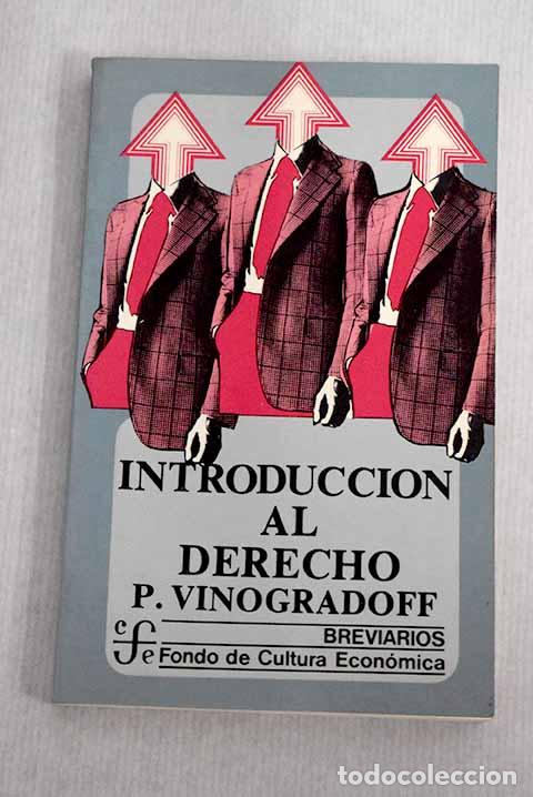 Libros: Introducci&oacute;n al derecho.- Vinogradoff, Paul - Foto 1