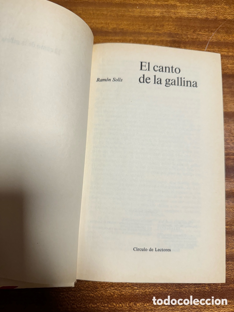 Libros: El canto de la gallina ram&oacute;n Sol&iacute;s - Foto 4