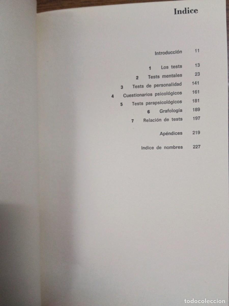 Libros: COMO CONOCER LOS TESTS - Ramiro A. Calle - Foto 2