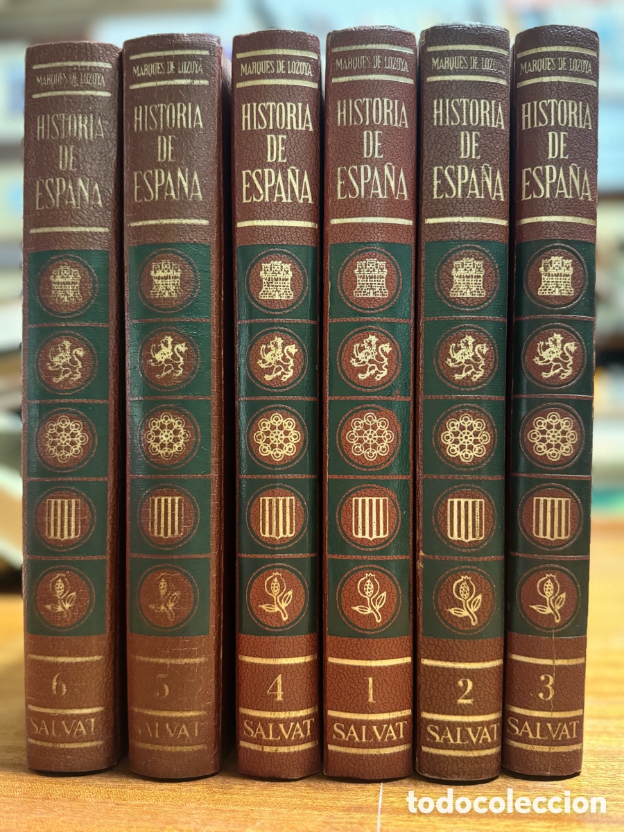 Libros: HISTORIA DE ESPA&Ntilde;A. SALVAT. 6 TOMOS. - Foto 1