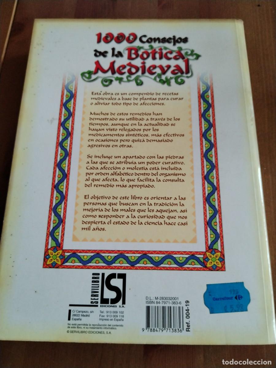 Libros: 1000 consejos de la botica medieval - Foto 3