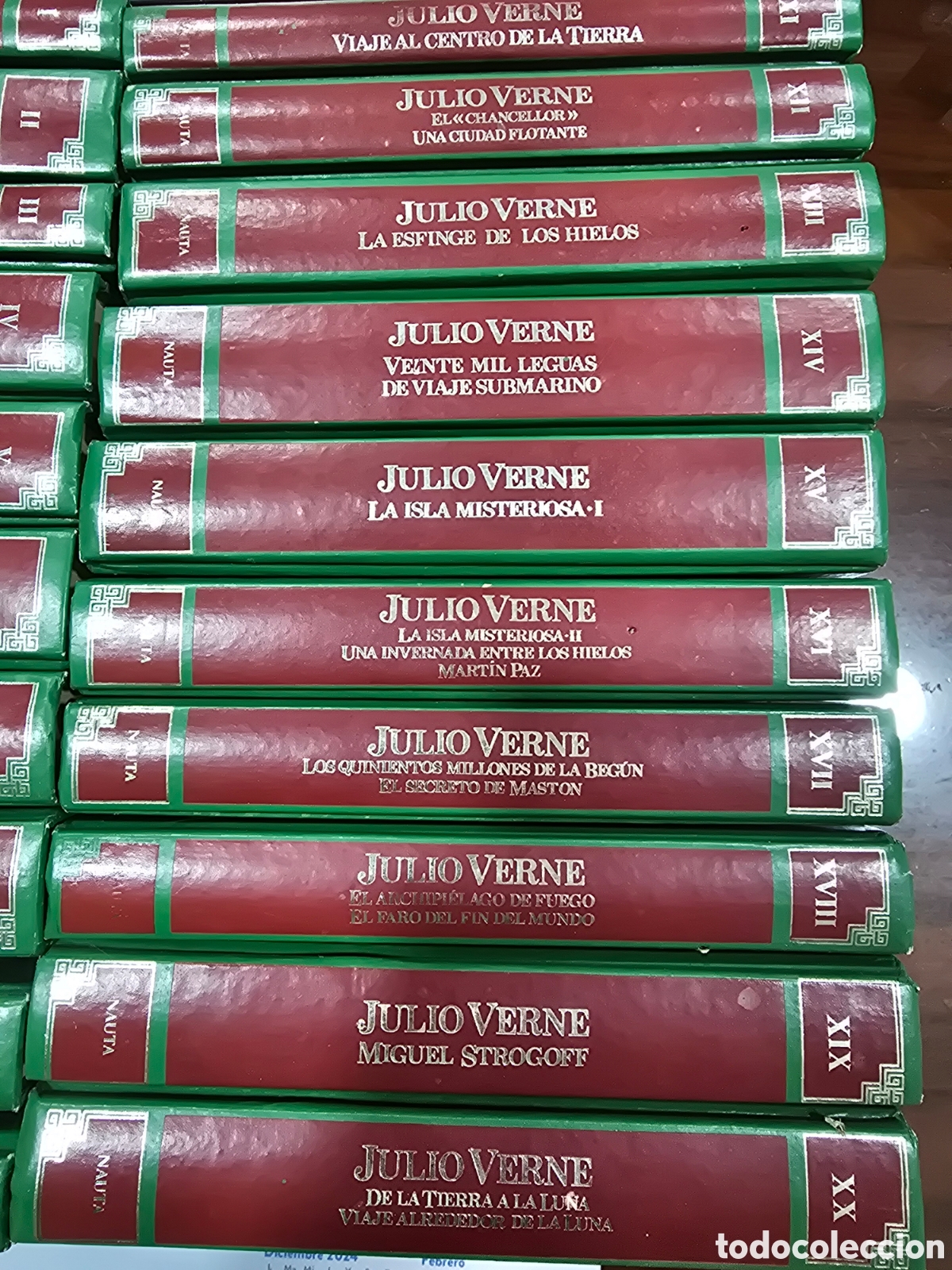 Libros: JULIO VERNE EDICIONES NAUTA COLECCI&Oacute;N DE 20 TOMOS - Foto 2