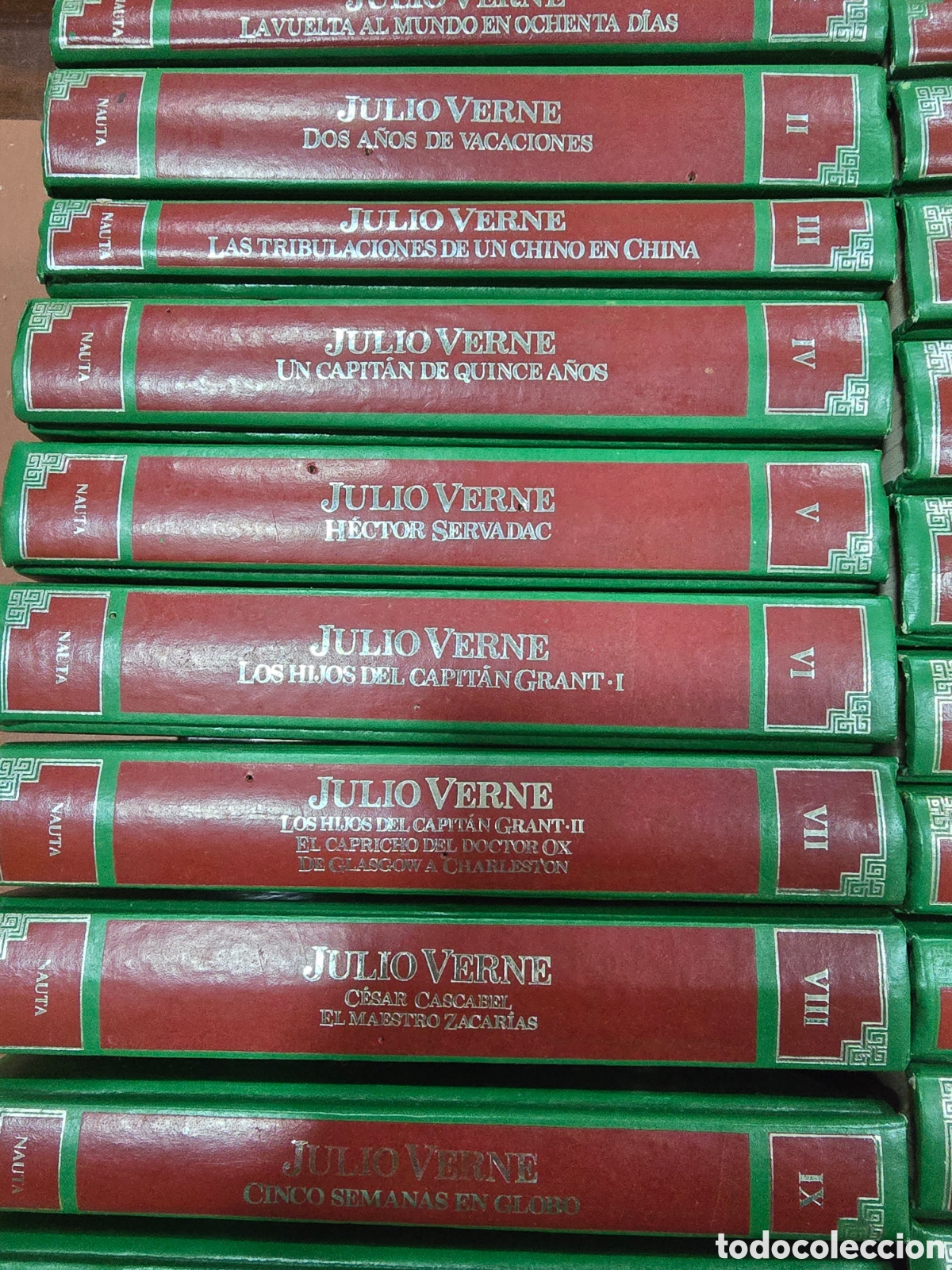 Libros: JULIO VERNE EDICIONES NAUTA COLECCI&Oacute;N DE 20 TOMOS - Foto 3