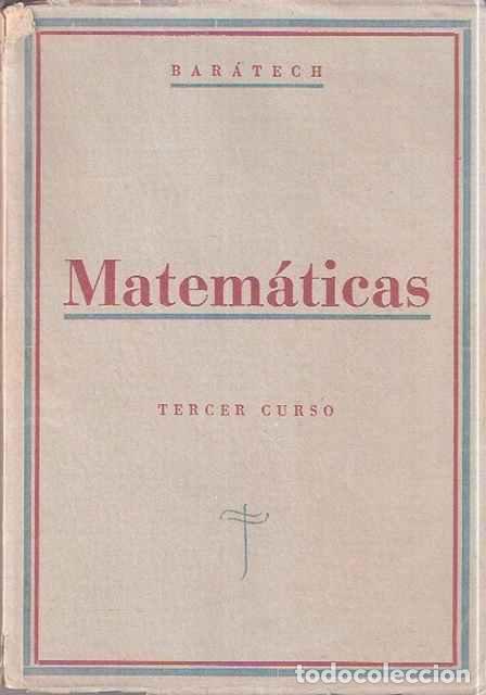 Libros: Matem&aacute;ticas. Tercer Curso - Baratech, Benigno - Foto 1