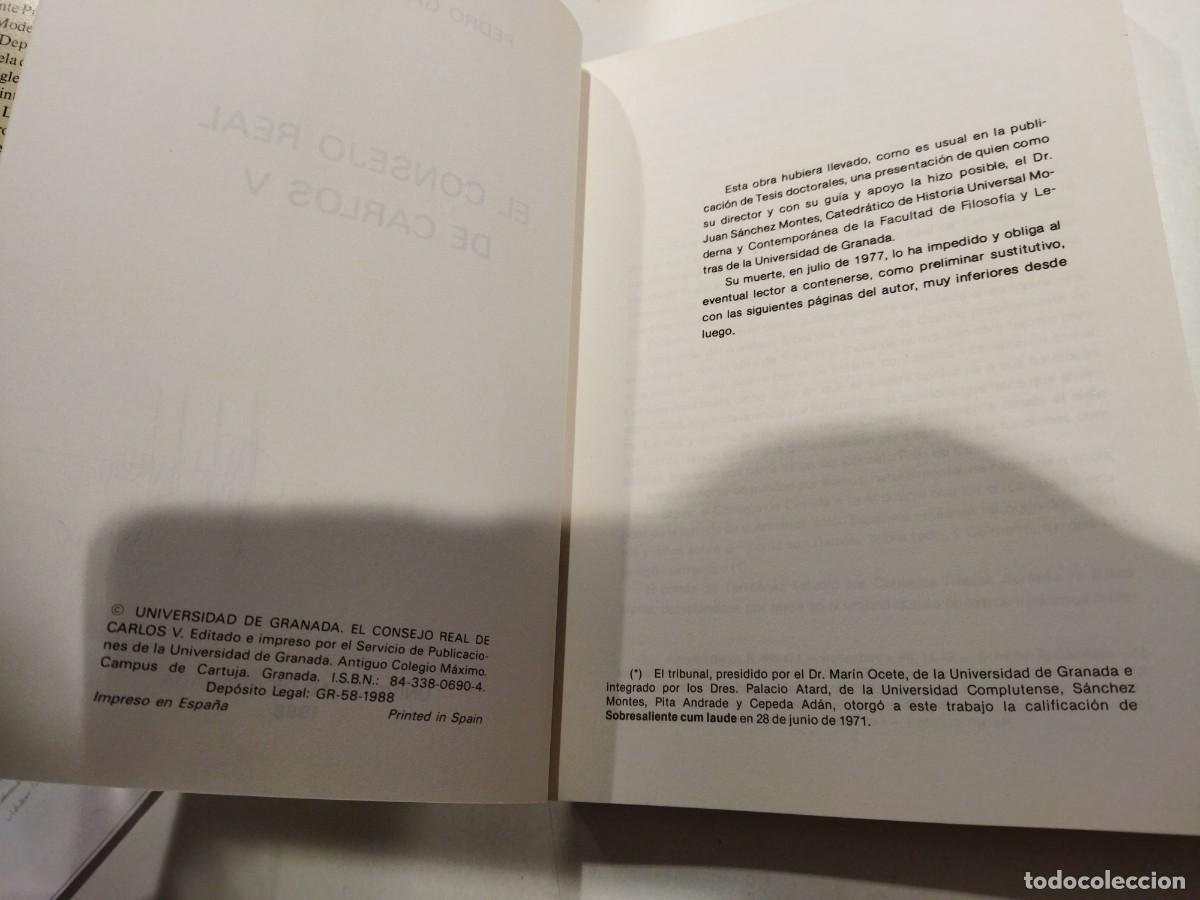 Libros: EL CONSEJO REAL DE CARLOS V - GAN GIMENEZ, PEDRO - Foto 4