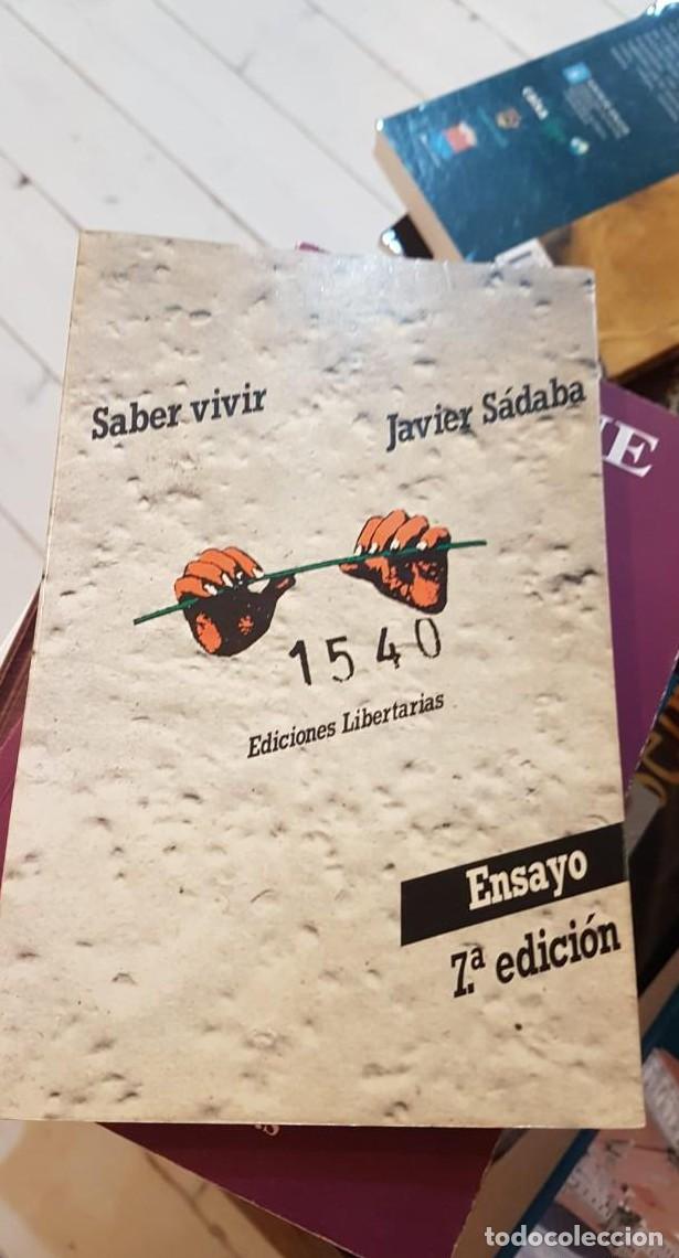 Libros: Saber vivir - Javier S&aacute;daba (t) - - Foto 1