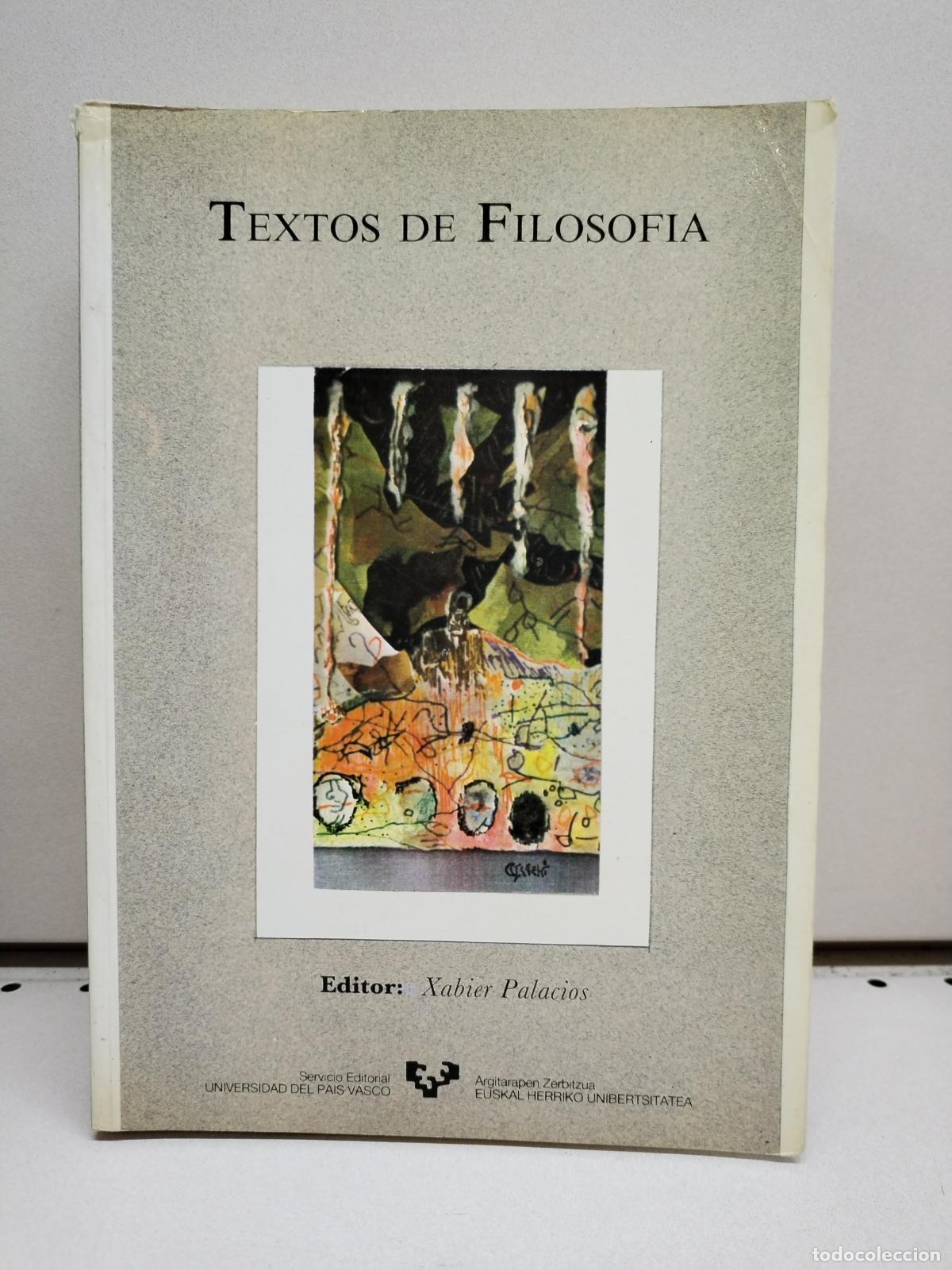 Libros: Textos de filosof&iacute;a - PALACIOS X ED - Foto 1