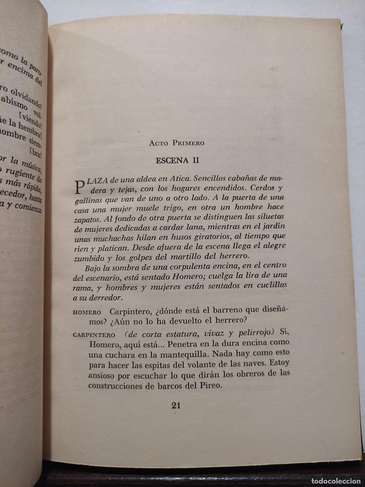 Libros: HELLAS - ESPECTACULO DRAMATICO CON MUSICA Y DANZAS EN CUATRO ACTOS - RODNEY COLLIN - Foto 3