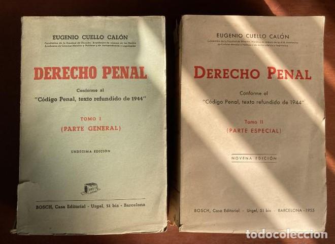 Libros: Derecho Penal. Eugenio Cuello Cal&oacute;n. - - Foto 1