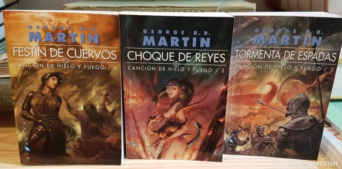 Libros: Juego de tronos. Lote bolsillo variado - - Foto 1