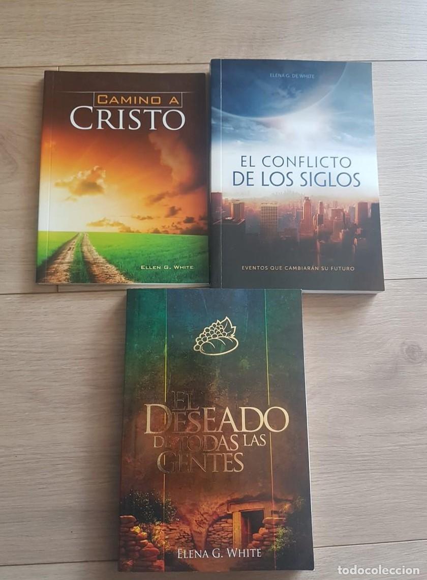 Libros: Lote Ellen G. White. 3 libros - - Foto 1