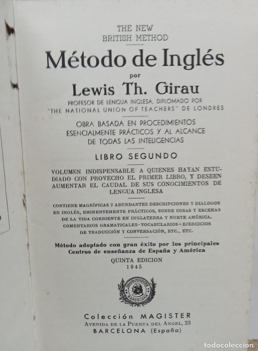 Libros: M&Eacute;TODO DE INGL&Eacute;S - THE NEW BRISTISH METHOD - - - Foto 2