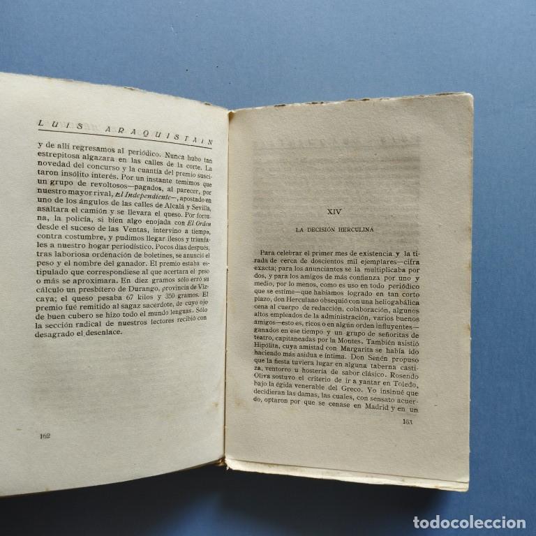 Libros: Las Columnas de H&eacute;rcules. Farsa novelesca. - Araquista&iacute;n, Luis. - Foto 3