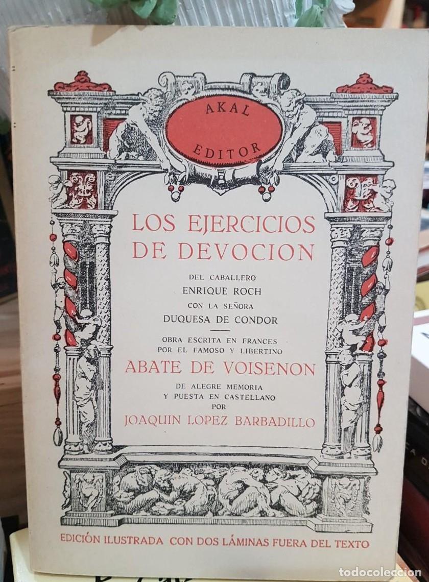 Libros: LOS EJERCICIOS DE DEVOCI&Oacute;N. ABATE DE VOISENON (T) - - Foto 1