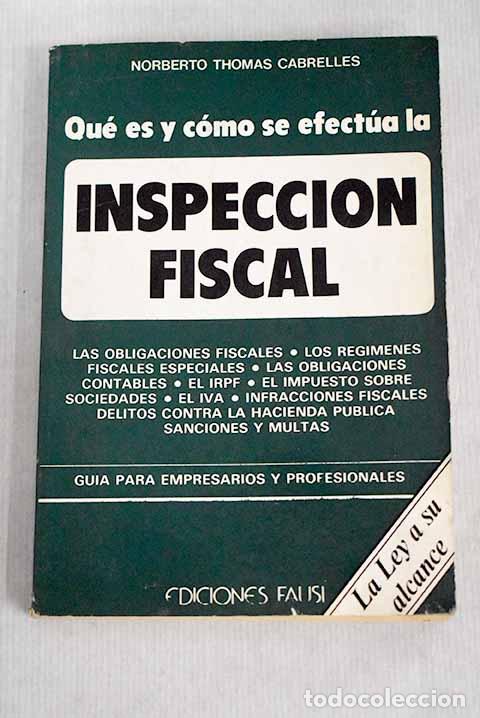 Libros: La inspecci&oacute;n fiscal.- Thomas Cabrelles, Norberto - Foto 1