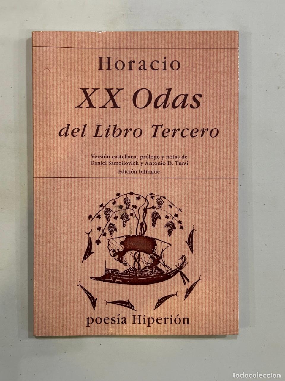 Libros: Horacio - XX Odas Del Libro Tercero - Foto 1
