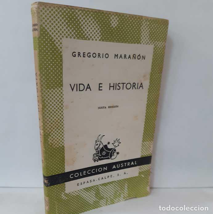 Libros: VIDA E HISTORIA - MARA&Ntilde;&Oacute;N, GREGORIO - Foto 1