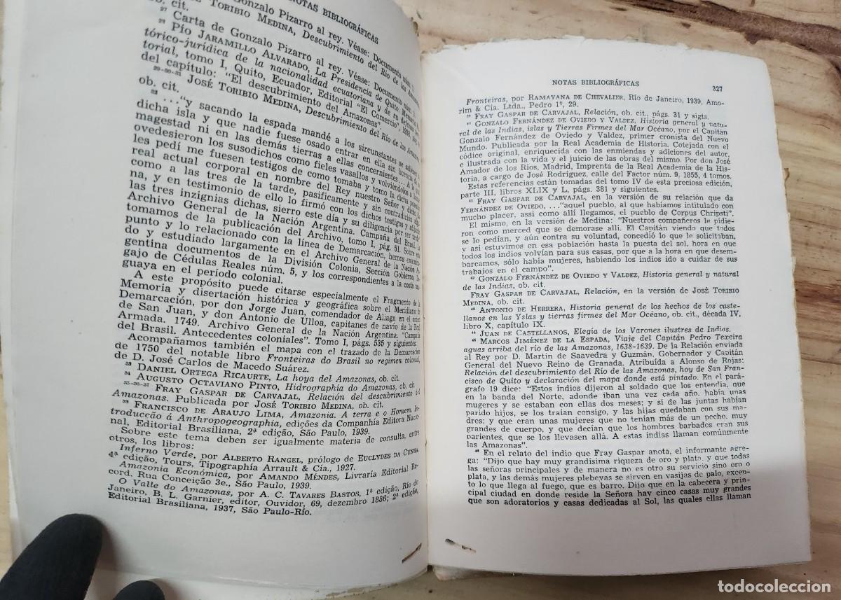 Libros: PASI&Oacute;N Y CR&Oacute;NICA DEL AMAZONAS - RODR&Iacute;GUEZ FABREGAT, E. - Losada, 1955 - Foto 2