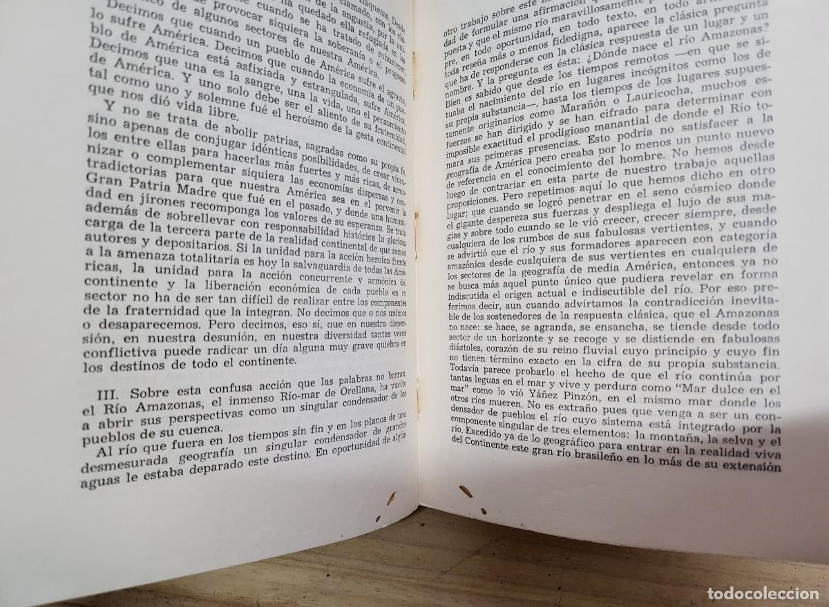 Libros: PASI&Oacute;N Y CR&Oacute;NICA DEL AMAZONAS - RODR&Iacute;GUEZ FABREGAT, E. - Losada, 1955 - Foto 3