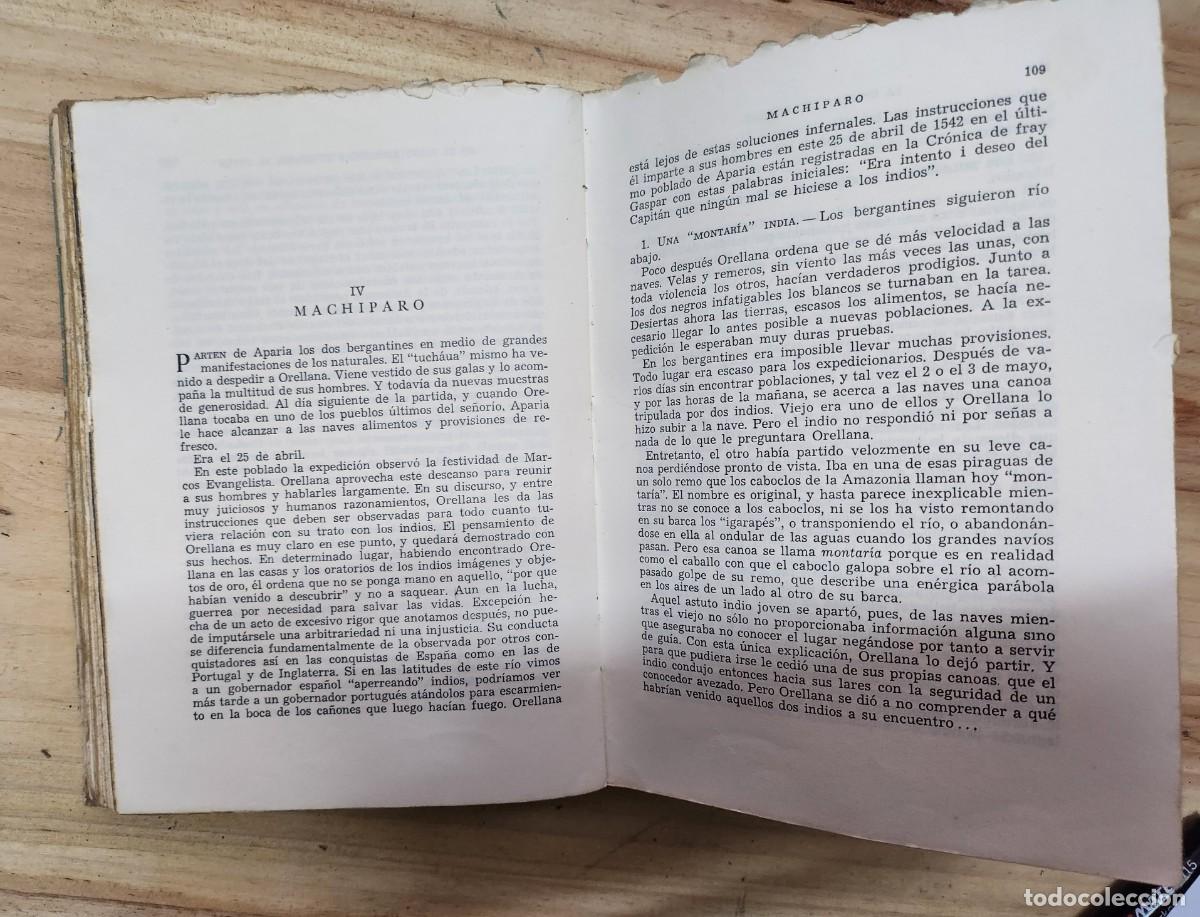 Libros: PASI&Oacute;N Y CR&Oacute;NICA DEL AMAZONAS - RODR&Iacute;GUEZ FABREGAT, E. - Losada, 1955 - Foto 6