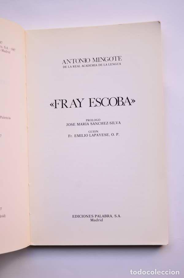 Libros: Fray escoba - MINGOTE, Antonio - Foto 2