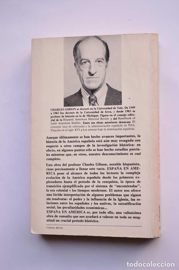 Libros: Espa&ntilde;a en Am&eacute;rica - GIBSON, Charles - Foto 5